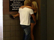 Blondie gives BJ on the street corner - Blondie gives BJ on the street corner