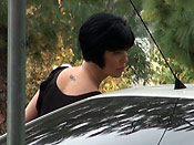 Busty babe sharked in public - Busty babe sharked in public