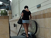 Busty babe sharked in public - Busty babe sharked in public