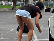 Busty babe sharked in public - Busty babe sharked in public