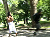 Dress fail - Dumb girl sharked in the park