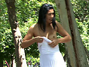Dress fail - Dumb girl sharked in the park
