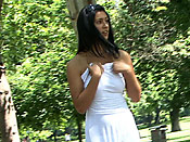 Dress fail - Dumb girl sharked in the park