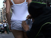 Juicy ass gets pantsed - Juicy ass gets pantsed