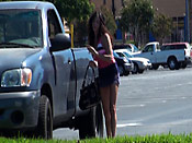 Brunette stalking cumshot - Brunette stalking cumshot