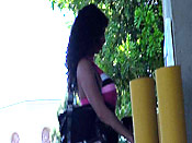 Brunette stalking cumshot - Brunette stalking cumshot