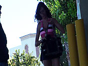 Brunette stalking cumshot - Brunette stalking cumshot