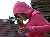 Slow reactions - Dumb girl getting jizzed on the streets