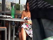 Text this bitch! - Texting bitch gets public cum disgrace