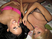  Tasha Reign - Horny sluts playing with a lucky dude