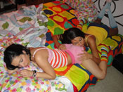 Lexi & Tia - Lexi & Tia have their first teen BFF threesome!