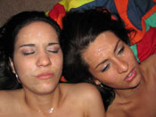 Lexi & Tia - Lexi & Tia have their first teen BFF threesome!