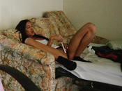 Amia M. - Hacked!: Hottie fucks punk rock boyfriend on webcam!