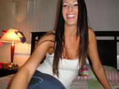 Kourtney K. - Hacked! Hot webcam slut gets off with toy!