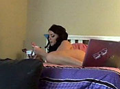 Sophie - Dumb slut gets exposed on her hacked webcam