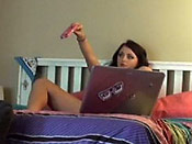 Sophie - Dumb slut gets exposed on her hacked webcam