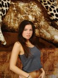 You were thinking of a huge leopard print blanket and a hot girl right now click and see