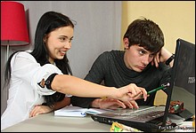 Hot teen tutor learns how to suck cock and fuck