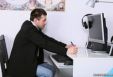 Cute teen studying Physics