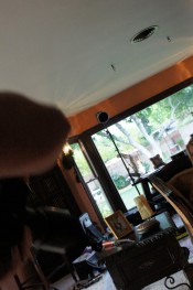 Alanah Rae behind the scenes.