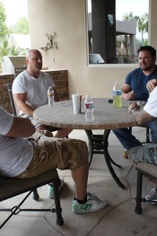 Some behind the scenes footage of sweet, sassy and sexy busty brunette, Danni Cole, as she spends the day shooting with the Aziani crew.