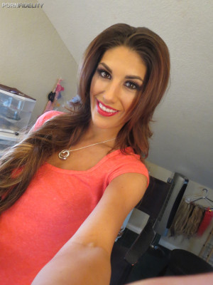 Real life is alway better than fiction, so its a great day when August Ames comes to visit Ryan for a real, spontaneous fuck, and its all on video for you to see.